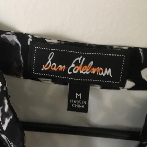 SAM EDELMAN ANIMAL PRINT LONG SLEEVE DRESS - Picture 3 of 8